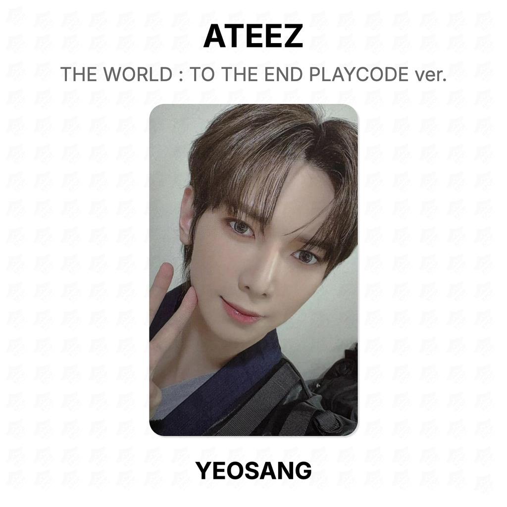 ATEEZ IL MONDO : GIOCA FINO ALLA FINE ver. Fototessera ufficiale