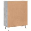 Sideboard Concrete Grey 69.5 x 34 x 90 cm Wood Based Panel