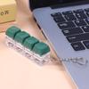 4 Keys LED Light  Keyboard Keychain Keyboard Decompression Toys Finger Keyboard Toy DIY Button Stress Relief Toys