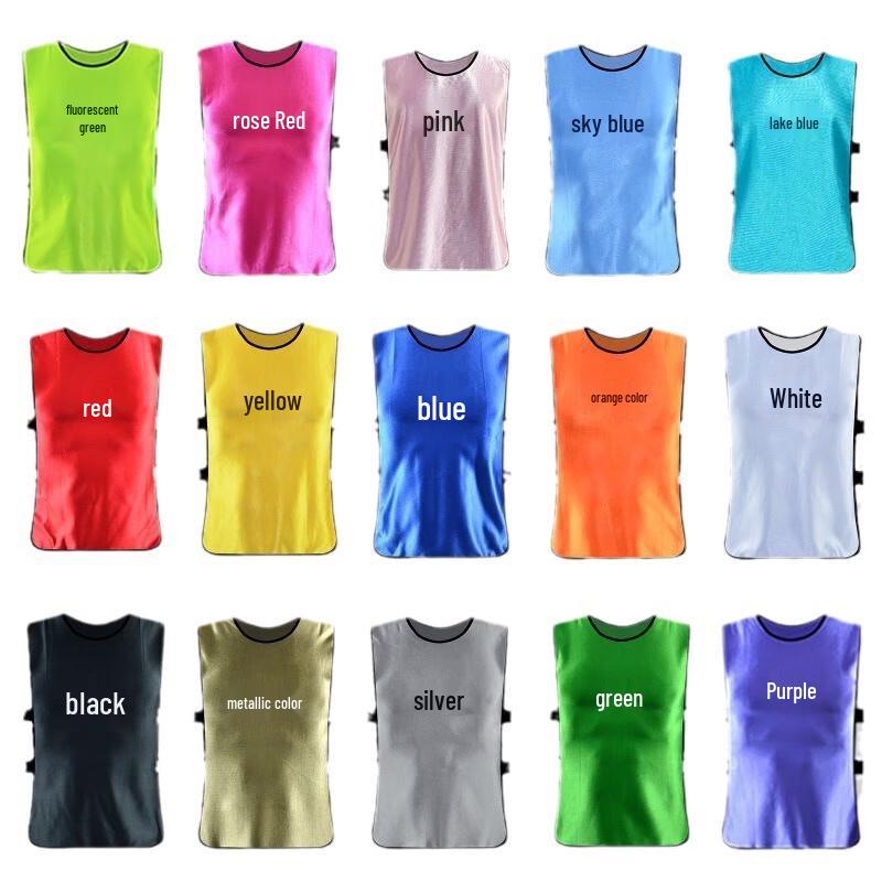Team Sports Scrimmage Training Vests