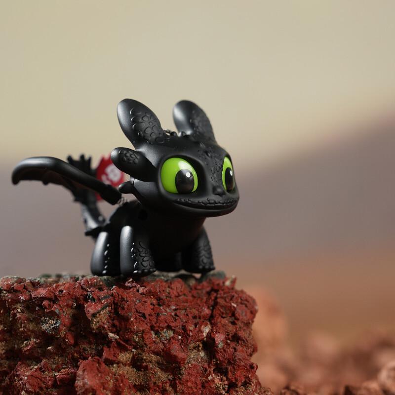 Porte-clés Peluche Lumineux Krokmou - Cadeau Furie Nocturne pour Garçons & Filles