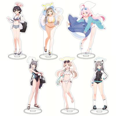 Blue Archive Anime Figure Kuromi Serika Takanashi Hoshino Acrylic Standing Model Plate Collection Desk Display