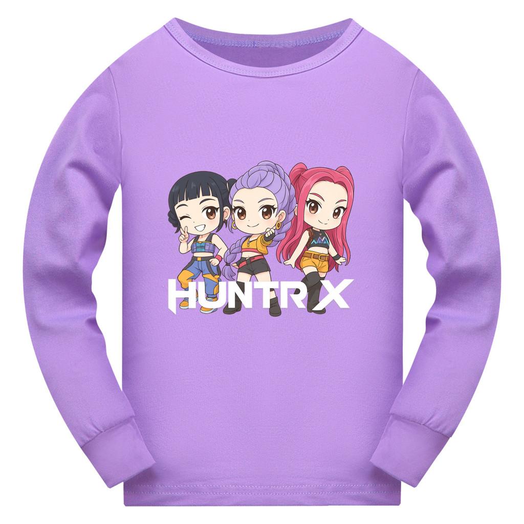5015 Kids Girls Rumi Zoey Mira Super Star Print Long Sleeves T-Shirt