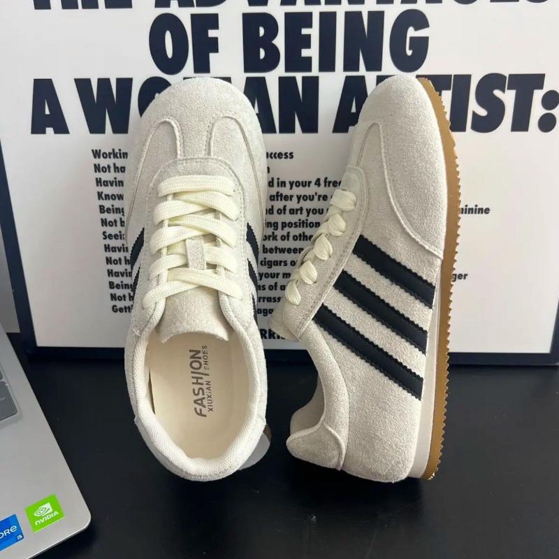 Retro Women's Shoes Spring New Flat-soled Sports Shoes Lightweight Casual Soft-soled Single Shoes