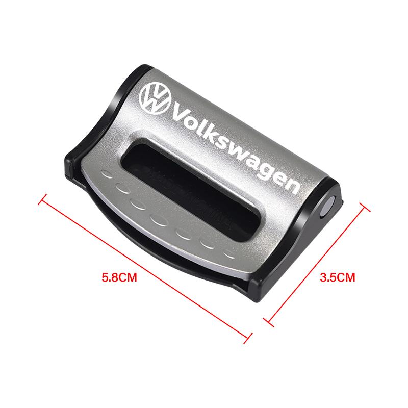 2026 Hot For Volkswagen VW Car Safety Seat Belt Buckle Clip Seatbelt Stopper Adjuster Car Accessories For Volkswagen polo golf4
