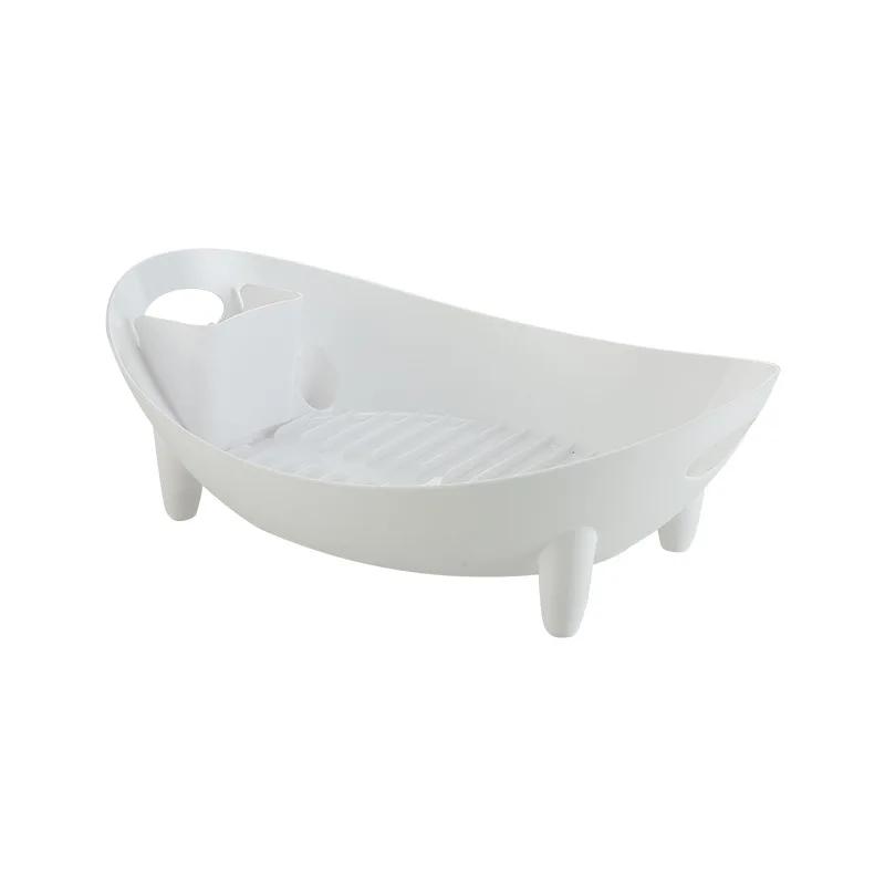 

Подставка для сушки посуды, овальная сушилка для тарелок, миска, контейнер для хранения столовых приборов с держателем для посуды, корзина для овощей, кухонный контейнер