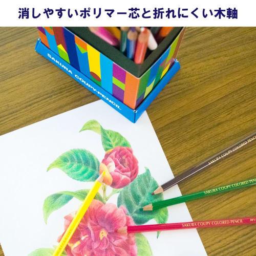 Sakura Crepas Coupy Colored Pencil PFY Rose 10P#49 Black 10 pieces