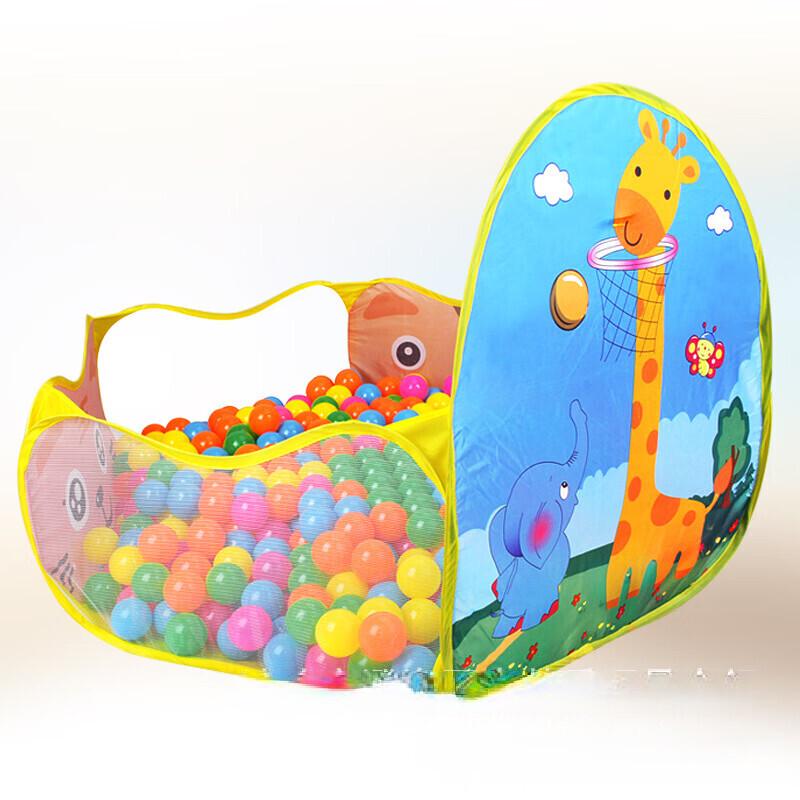 OEING Kids' Ball Pit Play Tent with Basketball Hoop