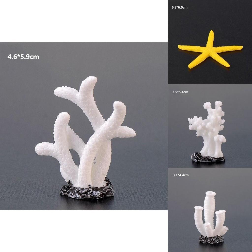 Colorful Resin Coral Ornament For Aquariums And Fish Tanks