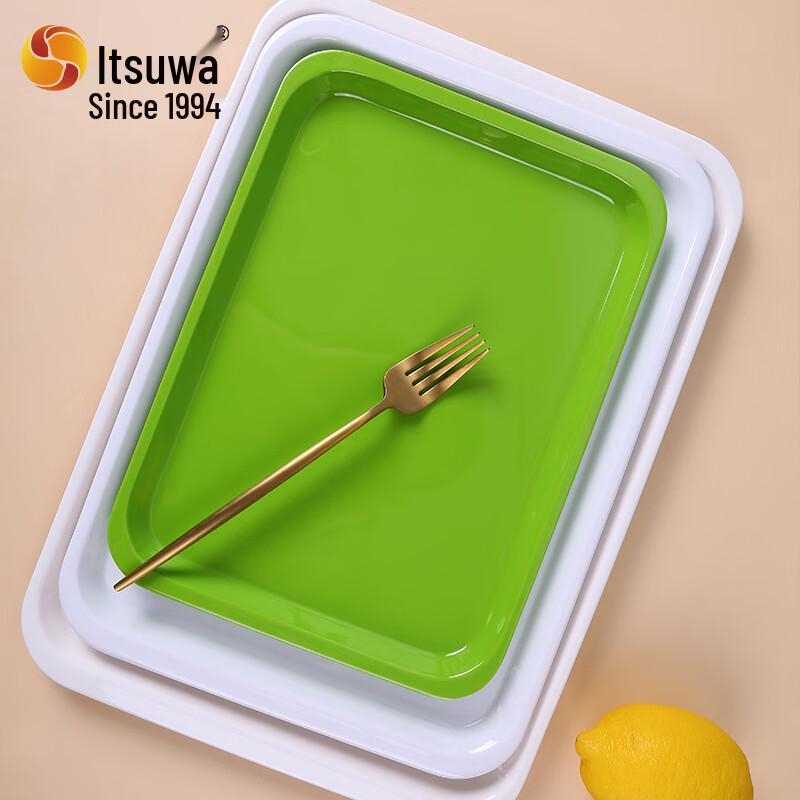 Wuhe White Melamine Square Serving Tray