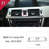 For BMW 3 4 Series 3GT F30 F32 F34 Car Styling Interior Gearshift AC CD Button Panel Door Armrest Decoration Cover Trim Sticker MQHWD1