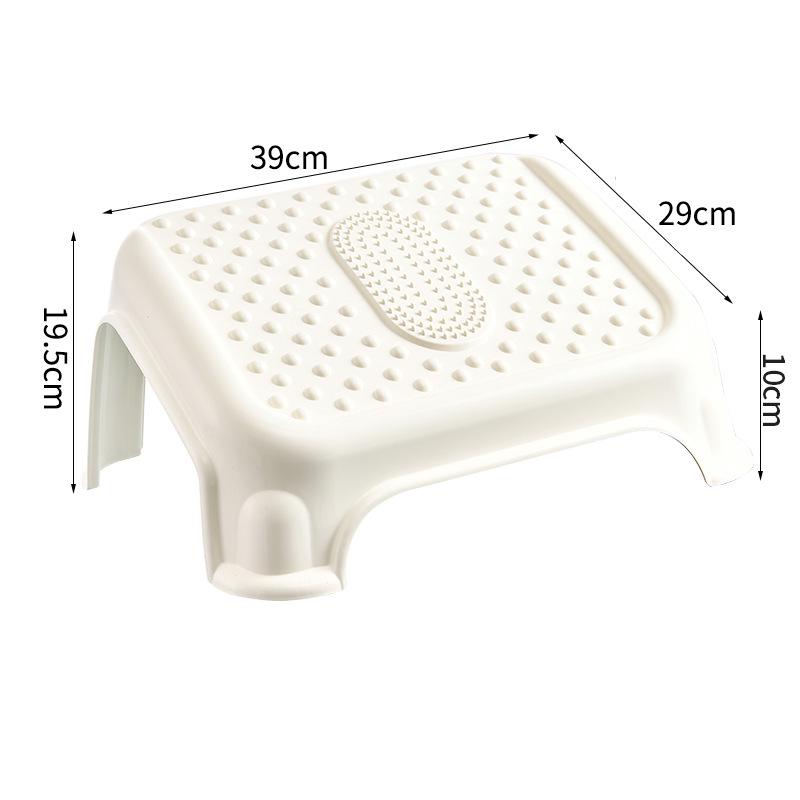 

Anti-Slip Plastic Footrest for Office or Bathroom Use.