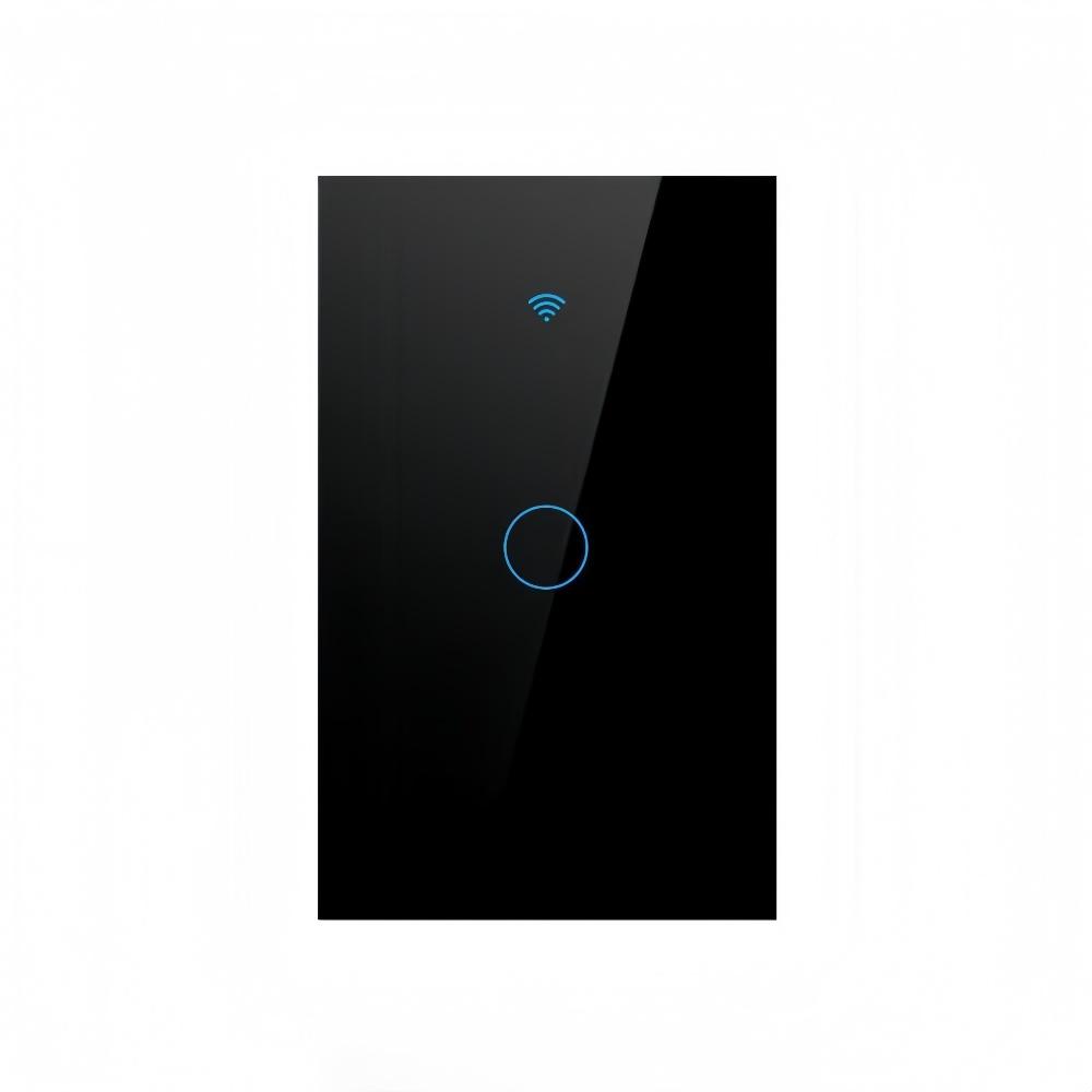SLS WiFi RF Smart Remote Control Touch Light Switch for Tuya 220V No Neutral 1 Gang Glass Panel 10A 240V for Australia and US