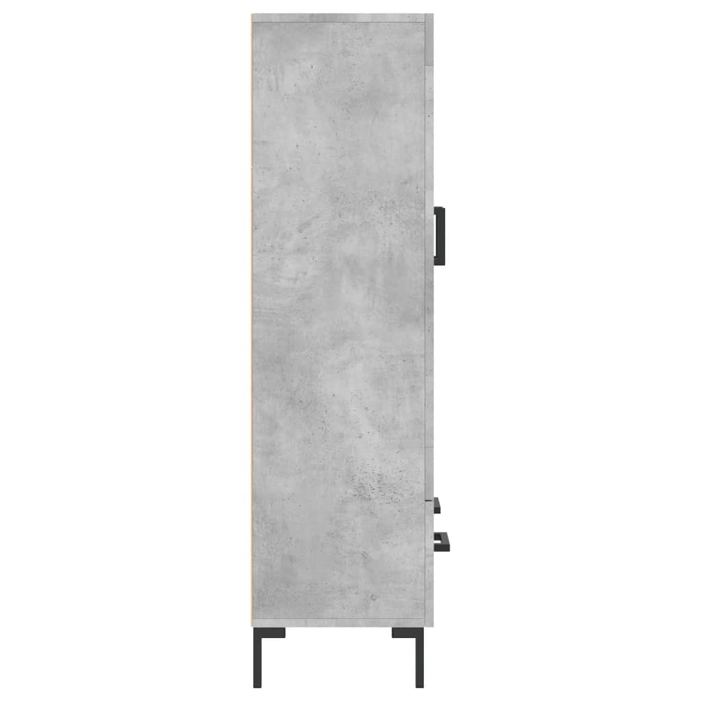 Highboard Concrete Grey 69.5 x 31 x 115 cm Particleboard