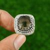 Mothers day Sale Natural Smoky Quartz 925 Silver Statement Ring Jewelry US 9.5
