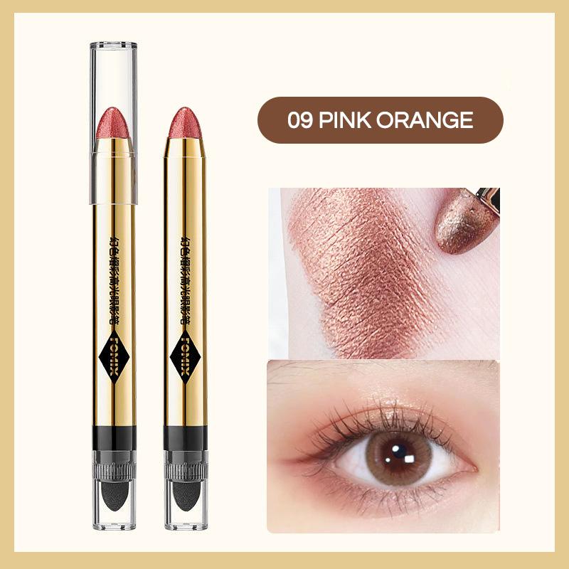 FOMIX Highlight Eyeshadow Pen Double-ended Eyeshadow Stick With Pearlescent Shimmer To Contour And Brighten