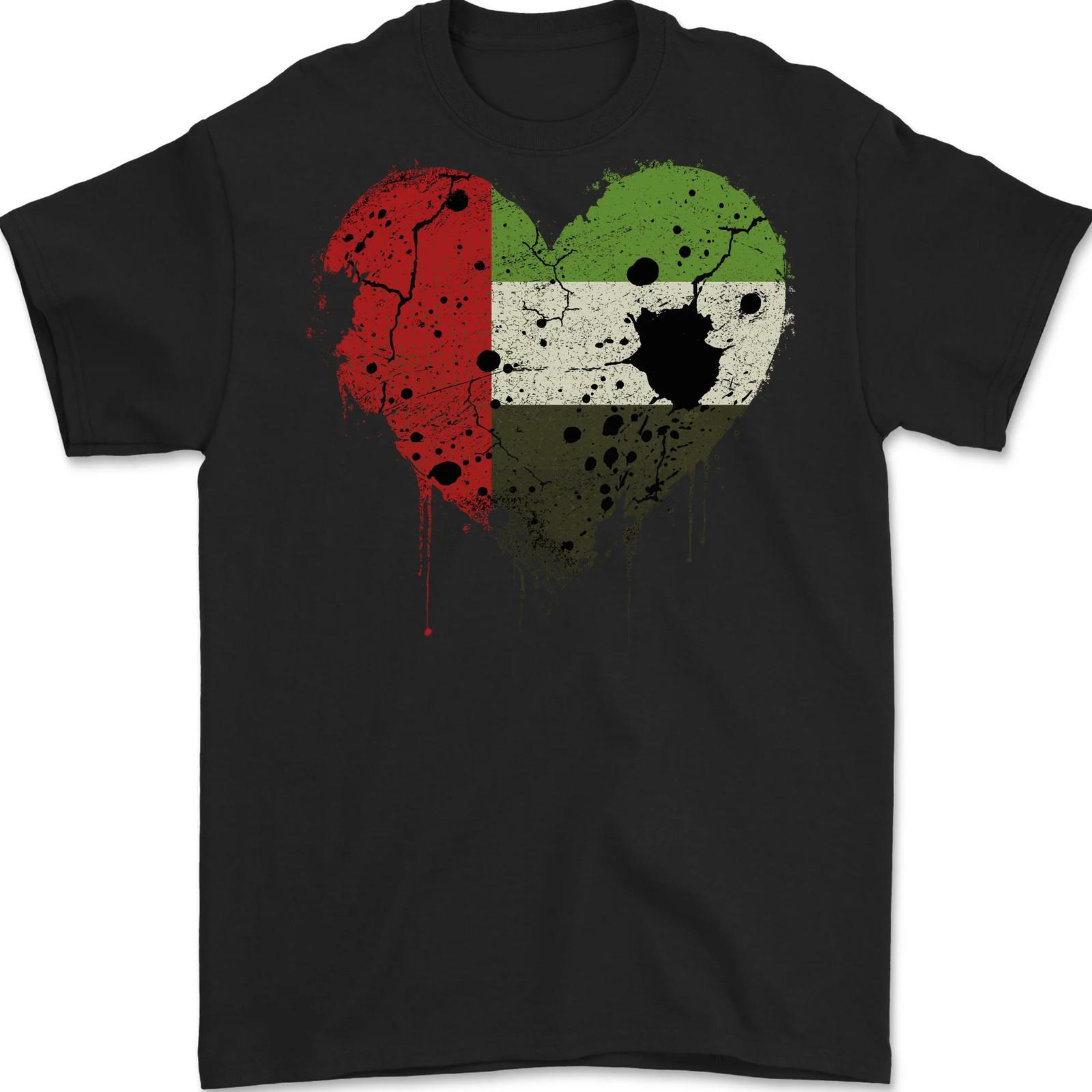Love UAE Flag Day Emirati day Football Mens T-Shirt 100% Cotton XL