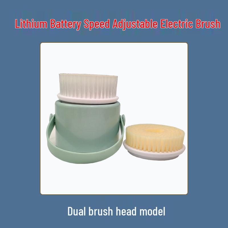 Handheld Electric Brush with Lithium Battery - Diamond Walnut and Passion Fruit Seed Base Coating