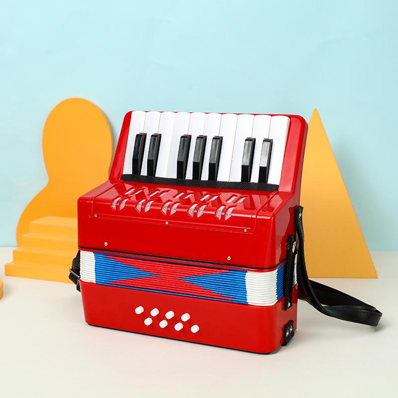FEIFAN 17-Key 8-Bass Accordion for Children and Beginners красный