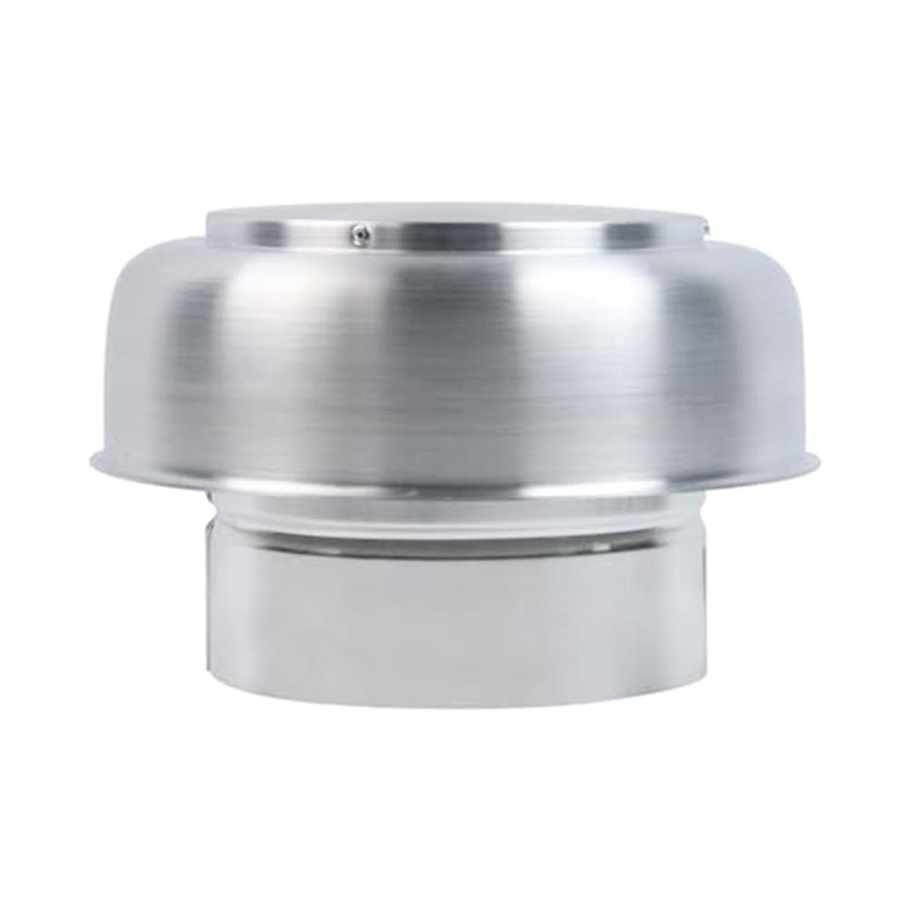 Roof Hood Aluminum Chimney Cap 5.24 Round Roof Vent, Easy To Install Prevent Water Infiltration And Block Debris 23x23x15cm