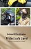 3C Certified Retro Harley Carbon Fiber Motorcycle Helmet, Unisex All-Season Winter Half Helmet