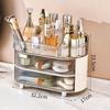 Luxury Multi-Functional Skincare Organizer: High-End Desktop Cosmetic Storage Box