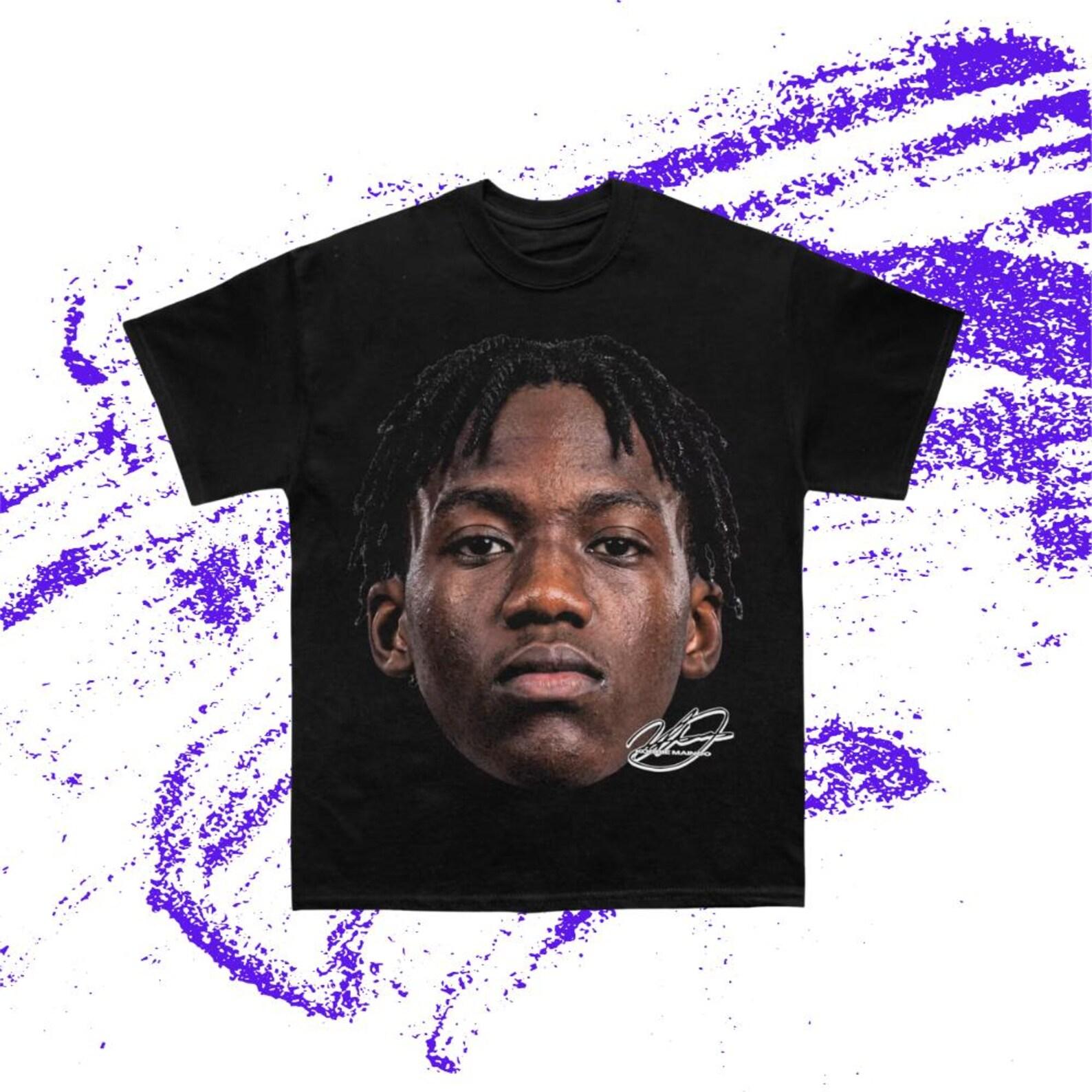 Rising Football Midfielder Portrait Tee, Soccer Fan Graphic Shirt, Modern Sports Apparel Gift 3XL