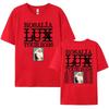 Rosalía "LUXX TOUR 2026" Arte Iconico del Personaggio e Date del Tour Globale Stampa Double-Sided T-Shirt Oversize | Maglietta Merch per Fan di Musica Pop Urbana Spagnola