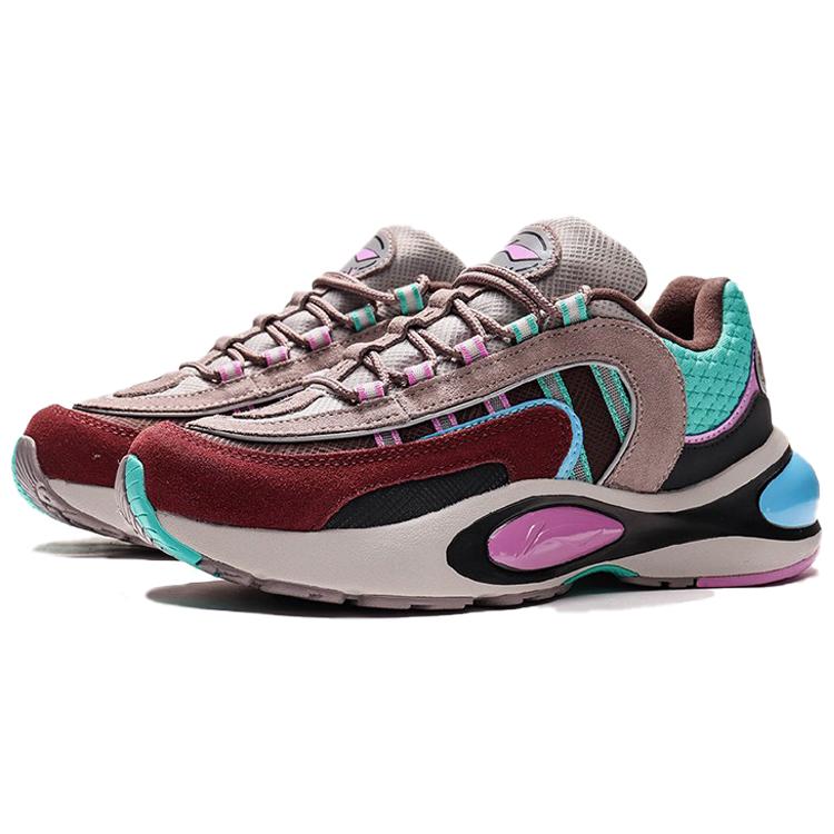 Li Ning V8 Breathable Low top Running Shoes Women's Taupe ARHP286-2