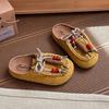 Children Casual Shoes for Girls Autumn New Fashion Korean Style Soft Bottom Anti-slippery Versatile Retro Outside Mules