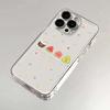Cute Summer Transparent Phone Case Suitable for iPhone 17 16 15 14 13 12 11 Pro/Max/Plus Anti Drop and Shockproof Back Cover