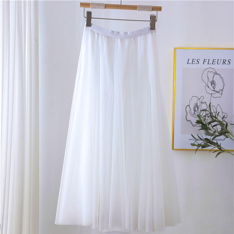 

10m 720° Swing Pleated High Waist A-line Dance Skirt for Women 85cm