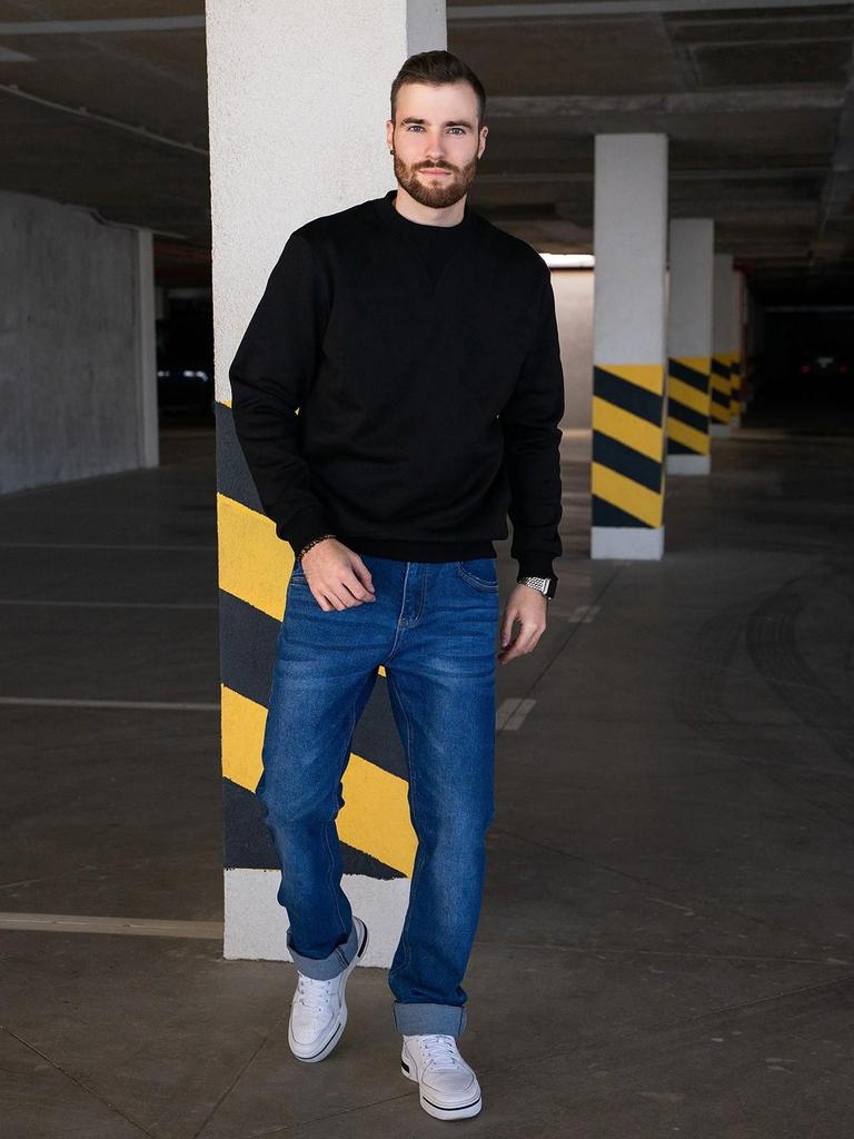 ISSA Plus polstrovaná mikina s texturovanými manžetami