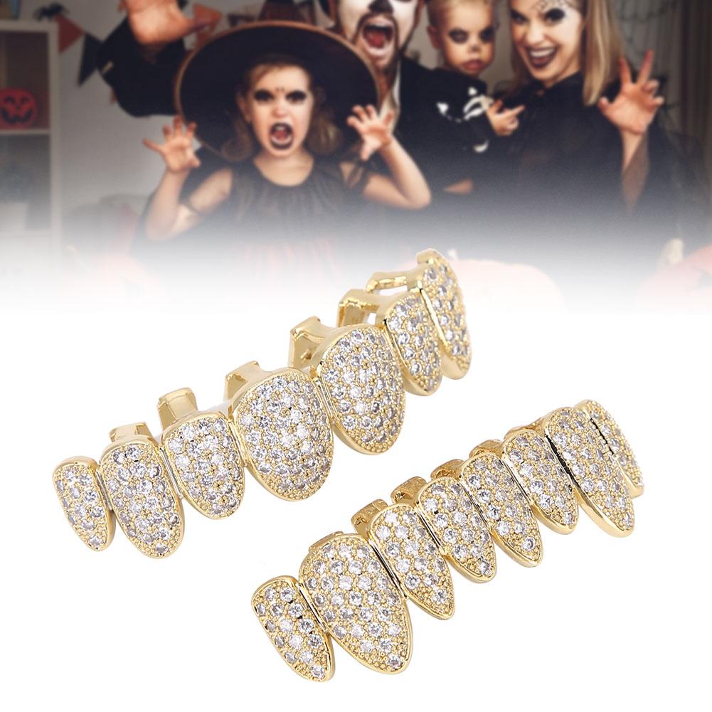 Tandenset Hip Hop Prop Tanden Accessoire Decoratie voor Halloween Feest Cadeau