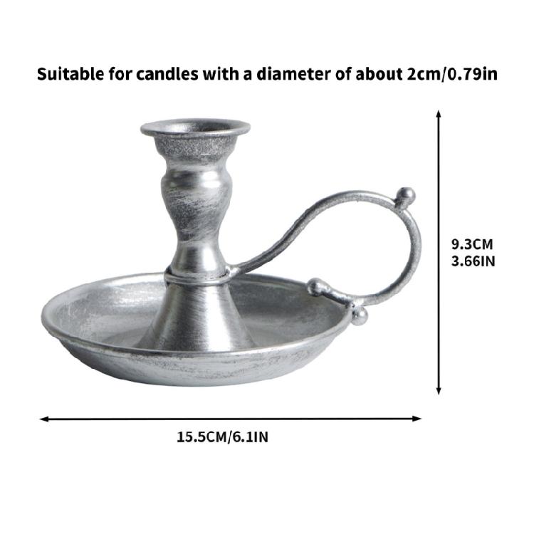 Metal Iron Taper Candle Holders Retro Candlestick Holders for Dinner Room Table Centerpieces Party Wedding Home Decors