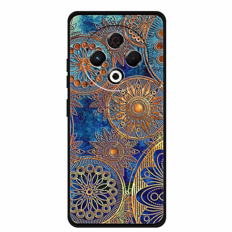 3D Phone Cover For Tecno Pova 6 Neo Pova6Neo Cases Soft TPU Silicone Case Tecno Pova 6 Pro Pova6 Embossed Flowers Blossoms Funda
