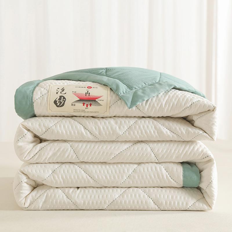 WTEMPO Summer Air Conditioning Quilt Simple Student Dormitory Single Summer Cool Quilt