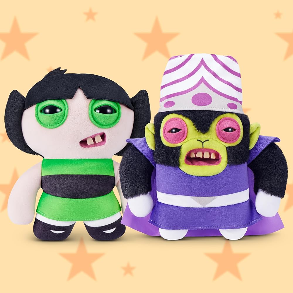 Fuggler The Powerpuff Girls Mojo Jojo Plush Toy 15746E Official Merchandise