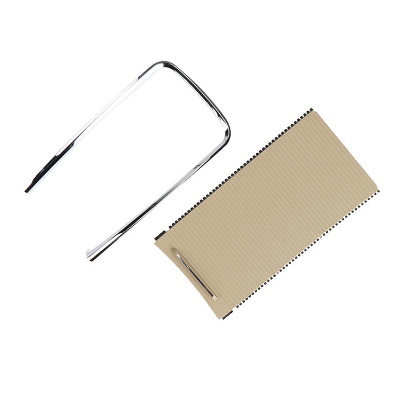 

Good-Console Sliding Shutters Cup Holder Roller Blind Cover & Armrest Box Trim Ring Strip Plating Parts For Buick Lacrosse 09-13