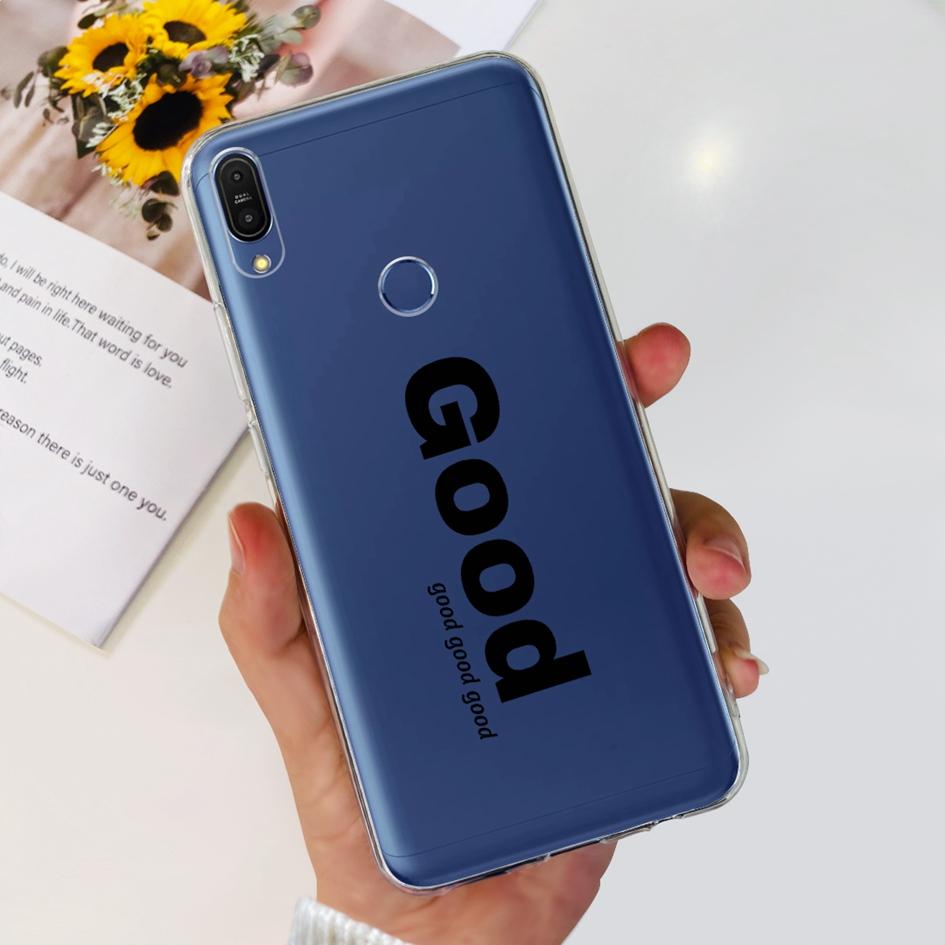5.99" Case For Asus Zenfone Max Pro (M1) ZB601KL ZB602K Cover X00TDB Fashion Pattern Clear Soft Silicone Fundas Phone Back Cover