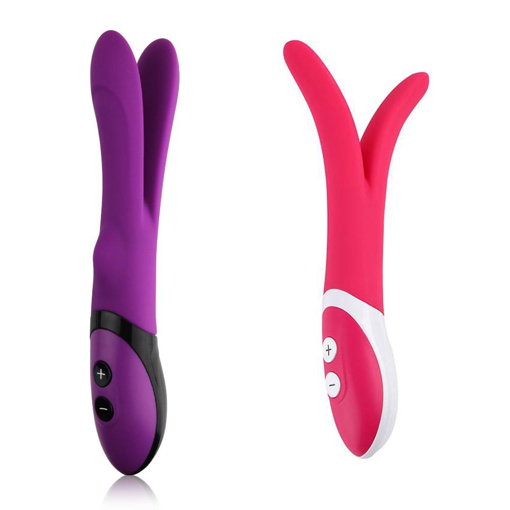 Αδιάβροχο πολλαπλών ταχυτήτων Δόνηση πολλαπλών λειτουργιών Sex Toy Διπλό μοτέρ Rabbit Vibrator G spot Massager