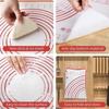 Oversize 80/70/60cm Silicone Baking Mat Pastry Rolling Kneading Pad Kitchen Crepes Pizza Dough Non-stick Pan Pastry Mat