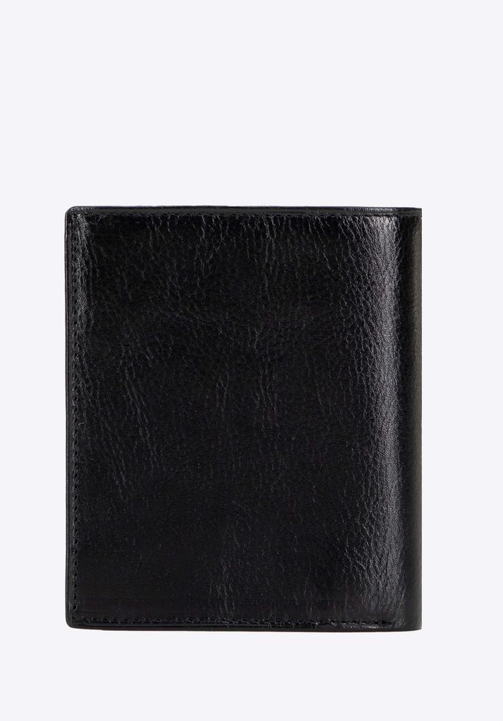 Wittchen Men's Wallet Made Of Genuine Leather With Embossed Logo Black Black Genuine Leather