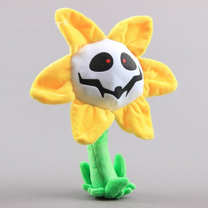 Stuffed Toy Undertale Plush Doll Toy Yellow White Sunflower Soft Plush Kid Toy