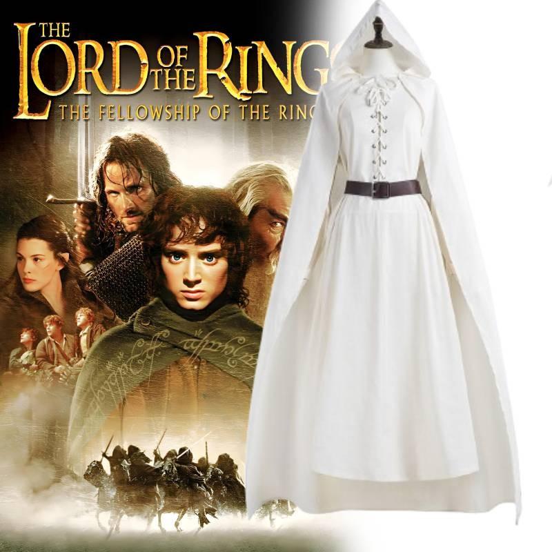 Atemberaubendes Gandalf Cosplay Kostüm Set für Halloween mit Umhang und Robe Unisex