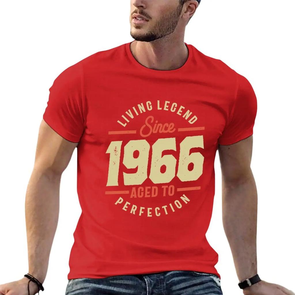Living Legend Since 1966 Birthday T-Shirt graphics quick drying summer clothes sweat shirts,
