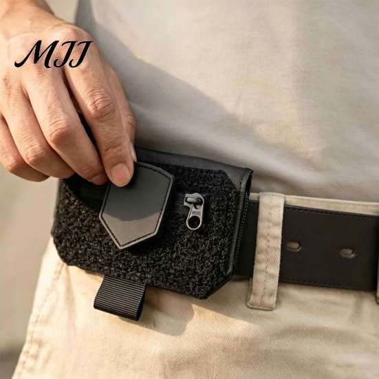 Compact Belt Bag EDC Pouch for Men Women, Waist Pack with Small Travel Loop, Storage Outdoor, Camping, Hiking