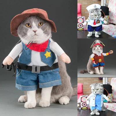 Halloween Roztomilé oblečení pro psy Psi Kočky Vánoční kostým Vtipné kočičí párty Cosplay oblečení Oblečení Kočky a psi Kostýmy