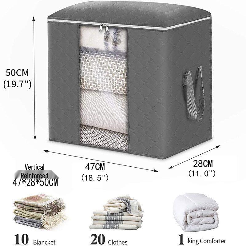 Premium Dustproof Moistureproof Non-Woven Storage Bag for Clothes and Quilts - Thickened Moving Solution