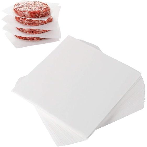 Parchment Paper Squares, 4x4 Inch, Set of 300, Small Hamburger Patty Paper/Nonstick Precut Square Baking Parchment for Separating Small Burger Patty,